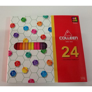 สีไม้คอลลีน#ดินสอสีไม้คอลลีน#สีคอลลีน 24สี colleen หัวเดียว