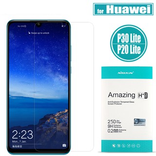9H Huawei P8 P9 P10 P20 P30 P40 P50 E 2017 Lite plus Pro อุปกรณ์กันรอยหน้าจอ ฟิล์มกระจกนิรภั โฟกัส