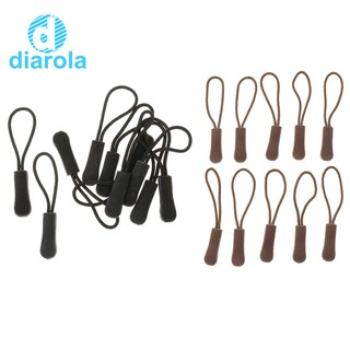 10 non-slip zipper puller, zipper, zipper extension trailer, practical and robust for backpack, jacket, etc diarola