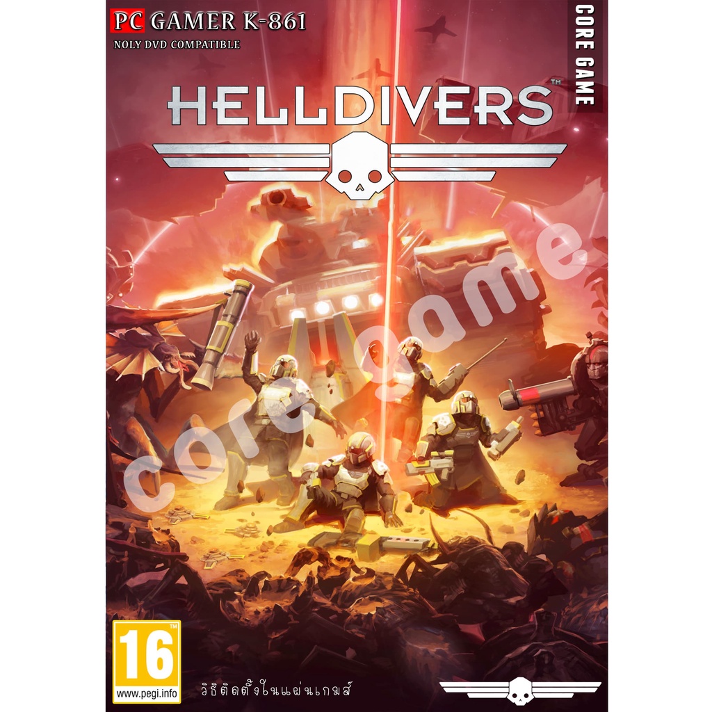 game-pc-helldivers-แผ่นเกมส์-แฟลชไดร์ฟ-เกมส์คอมพิวเตอร์-pc-โน๊ตบุ๊ค