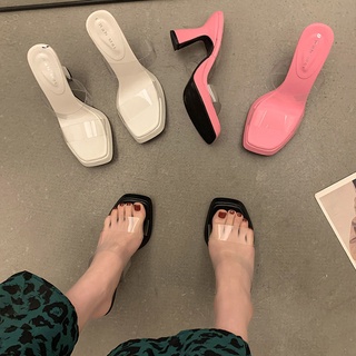ภาพหน้าปกสินค้า🔥พร้อมส่ง🔥รองเท้าแตะแฟชั่น ส้นสูง รองเท้าผู้หญิงเกาหลี สินค้าใหม่ ที่เกี่ยวข้อง