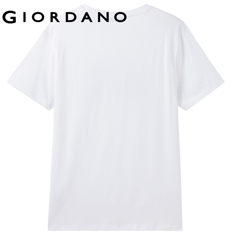 giordano-เสื้อยืดแขนสั้น-คอกลม-ผ้าคอตตอน100-สกรีนลวดลายอวกาศ-free-shipping-01089005-bcfa