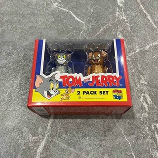 โมเดลฟิกเกอร์ Bearbrick 100% Tom And Jerry Bear ขนาดเล็ก 7 ซม.