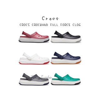 ภาพหน้าปกสินค้ารองเท้าแตะ CROCS CROCBAND Full Force Clog (size4-11) หัวโต 📮🧨🌸🌵🔥 ที่เกี่ยวข้อง