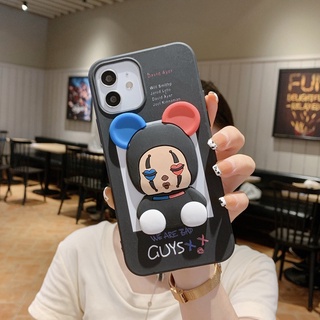 Samsung Galaxy A52 A72 A12 A42 A11 A31 A51 A71 S21 S20 FE Note 20 Ultra 10 Plus Cute Mr Clown 3D Cartoon Phone Case