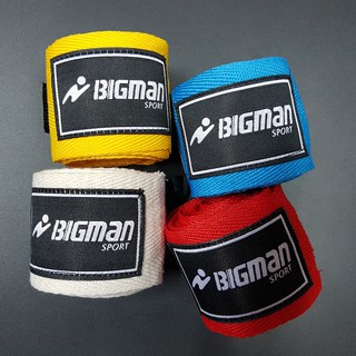 BIGMAN ผ้าพันมือนักมวย ผ้าพันมือชกมวย ผ้าพันมือต่อยมวย  Hand Wraps Boxing Tape