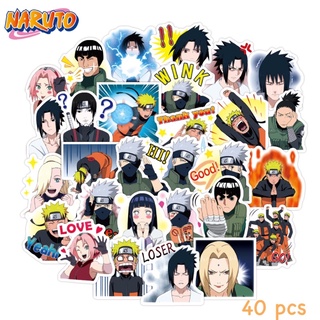 สติ๊กเกอร์ Naruto 129 นารูโตะ 40ชิ้น นินจา นิจจาจอมคาถา คาคาชิ อิทาจิ ซาซึเกะ ซากุระ นารูโตะ Naruto ninja โบรูโตะ boruto