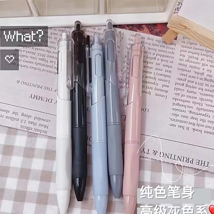 ปากกาเจลใส-พับเก็บได้-0-5-มม-อุปกรณ์สํานักงาน-โรงเรียน-เครื่องเขียน-อุปกรณ์การเรียน-ปากกาลูกลื่น-อุปกรณ์สํานักงาน