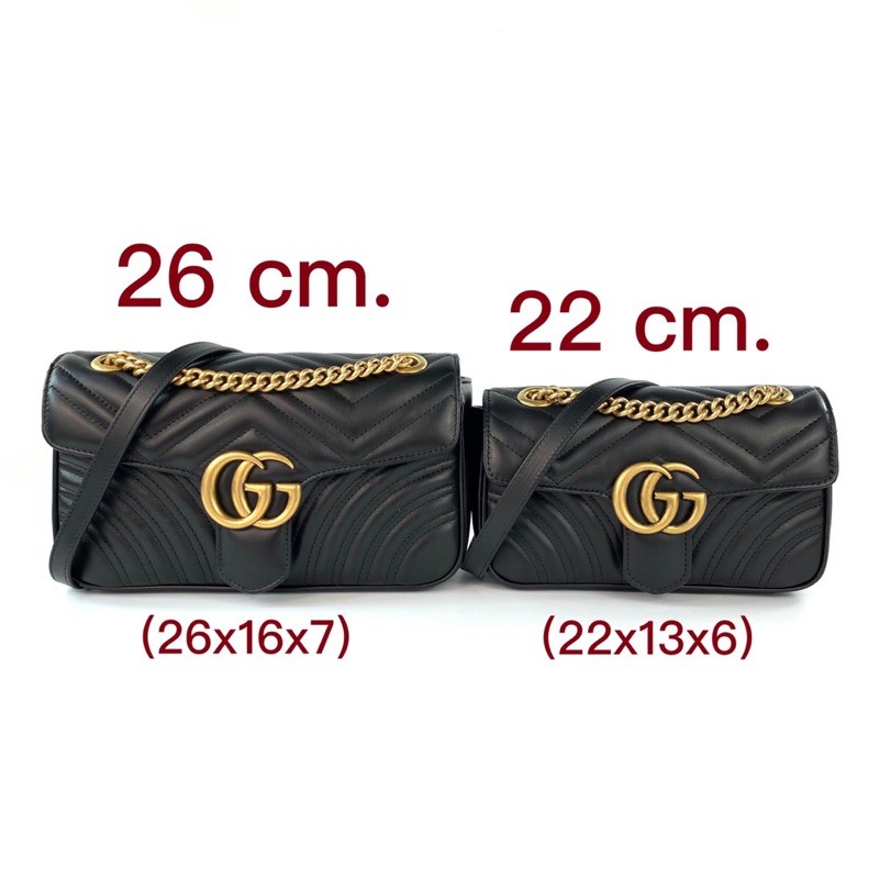 New Gucci marmont 22cm red