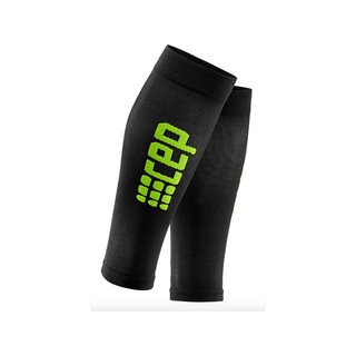 CEP ULTRALIGHT CALF SLEEVES 2.0 WOMEN - BLACK/GREEN - รัดน่องแบบบางผู้หญิง SIZE II