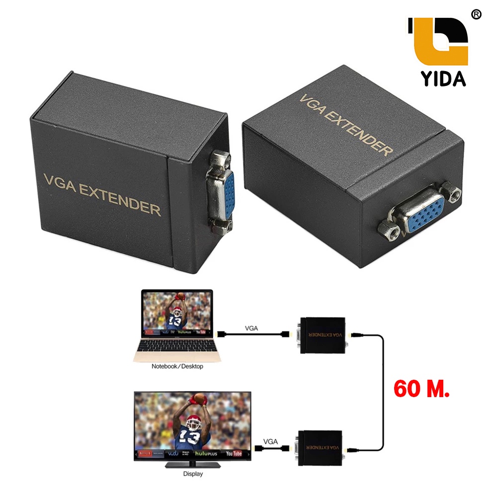 ตัวแปลง-vga-to-lan-60m-กล่องแปลง-vga-ด้วยสายแลน