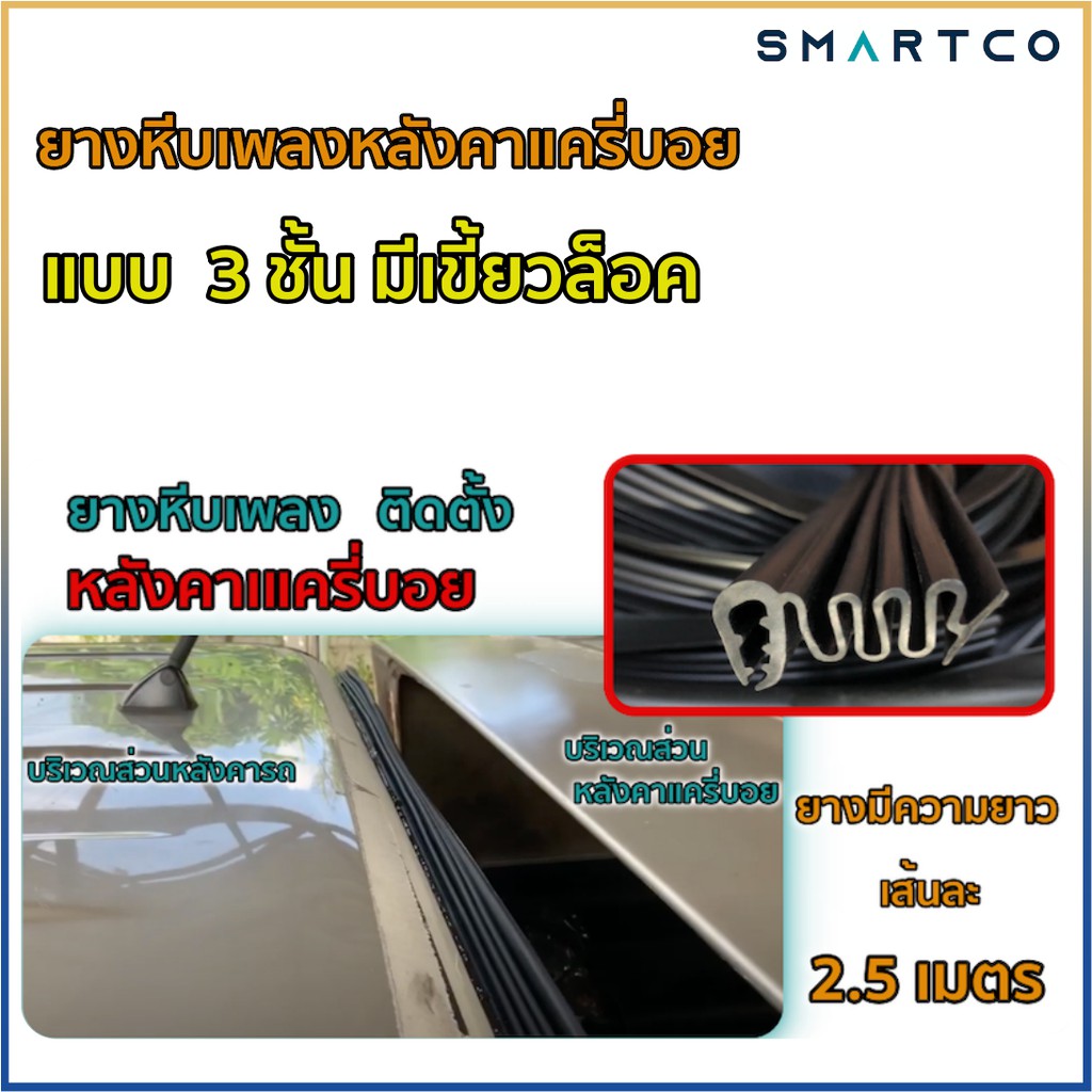 ราคาและรีวิวยางหลังคาแครี่บอยหีบเพลงแบบ 3 ชั้น