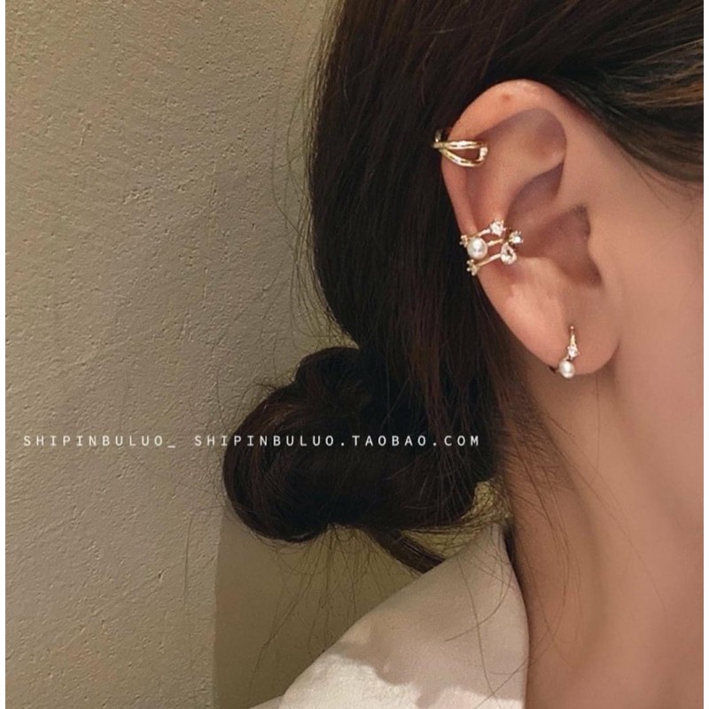 ear-cuff-ต่างหูหนีบ-ต่างหูคล้องหู