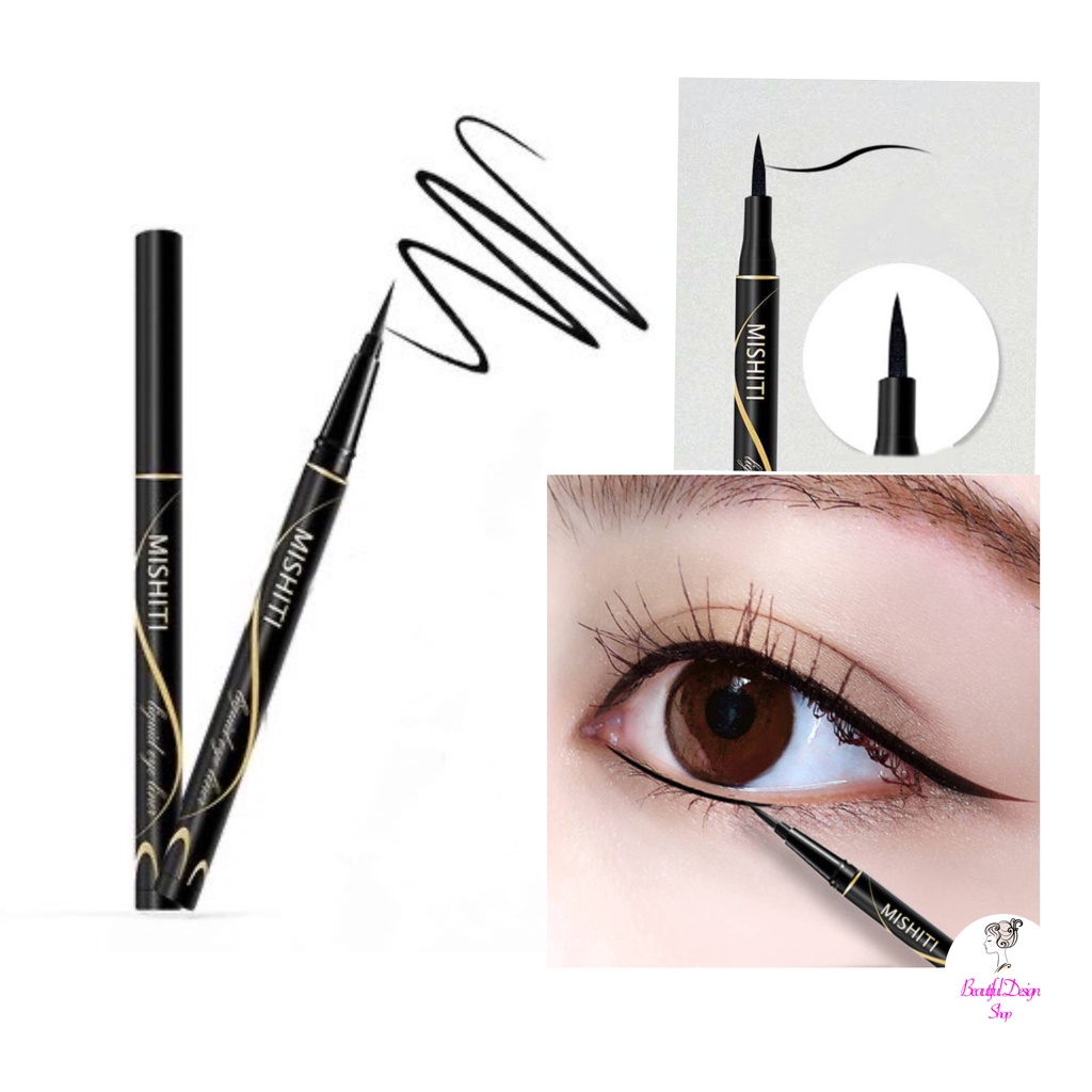 พร้อมส่ง-mishiti-eyeliner-อายลายเนอร์-สีดำ-กันน้ำ-เขียนง่าย