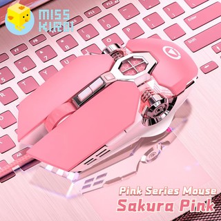 ภาพหน้าปกสินค้าSakura Pink G3OS Optical Office Gaming Mouse เมาส์เกมมิ่ง ออฟติคอล ตั้งมาโครคีย์ได้ ความแม่นยำสูงปรับ DPI 800-3200 ที่เกี่ยวข้อง