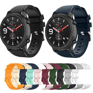 สินค้า พร้อมส่ง! สายนาฬิกาข้อมือซิลิโคนนิ่ม สไตล์สปอร์ต สำหรับ Xiaomi Huami Amazfit GTR ขนาด 47 มม. 22 มม.