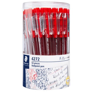 สเต็ดเล่อร์-ปากกาลูกลื่น-staedtler-4272-ชุด-50ด้าม