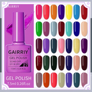 Gairriy ยาทาเล็บเจล UV LED ติดทนนาน 7.5 มล. 40 สี