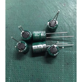 คาปาซิเตอร์ Capacitor 1000uf/10V 105องศา ยี่ห้อSanyo ของใหม่ ราคาพิเศษ มีจำนวนจำกัด ราคาตัวต่อ