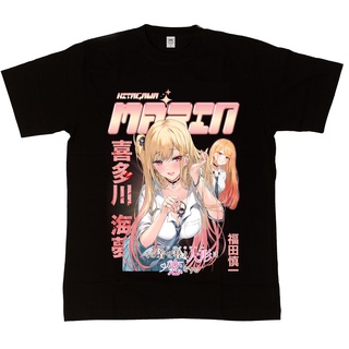 เสื้อยืด พิมพ์ลายการ์ตูน Marin Kitagawa Homage Series