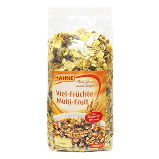 ฮาทเน่ ซีเรียล มูสลี่ มัลติ ฟรุต 1 กก.  Viel Fruchtre Multi Fruit 1000 g