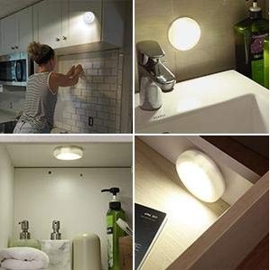 led-เซ็นเซอร์ไฟกลางคืนไฟบ้านบันไดรอบไฟตกแต่ง-6pcs