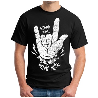 T-shirt  เสื้อยืดลําลอง แขนสั้น คอกลม พิมพ์ลายวงร็อคฮาร์ดร็อค Om3 แฟชั่นยอดนิยม สําหรับผู้ชายS-5XL