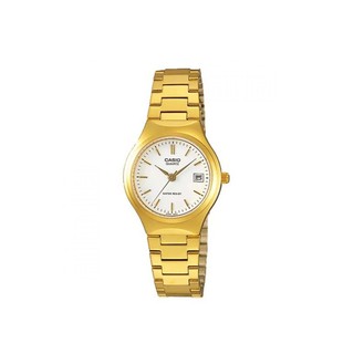 Casio Lady นาฬิกาข้อมือ สีทอง สายสแตนเลส รุ่น LTP-1170N-7A