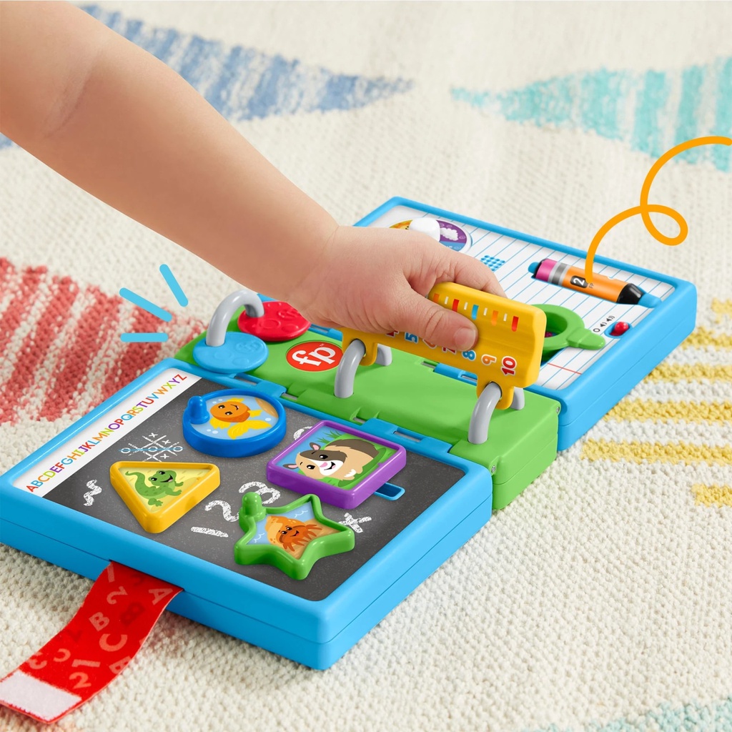 fisher-price-laugh-amp-learn-123-schoolbook-ฟิชเชอร์-ไพรซ์-หนังสือเรียนมีเสียงเพลง-123-หนังสือเรียนเด็กเล็ก