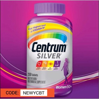 ภาพหน้าปกสินค้าCentrum Silver Women 50+สำหรับผู้หญิงอายุ 50 ปีขึ้นไปรุ่น 275 เม็ดและแบบ กัมมี่ ที่เกี่ยวข้อง