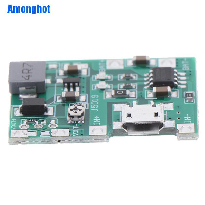 amonghot-บอร์ดโมดูลชาร์จ-li-ion-18650-3-7v-4-2v-dc-dc