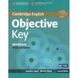 DKTODAY หนังสือ OBJECTIVE KEY:WORKBOOK WITH ANS.(2ED)