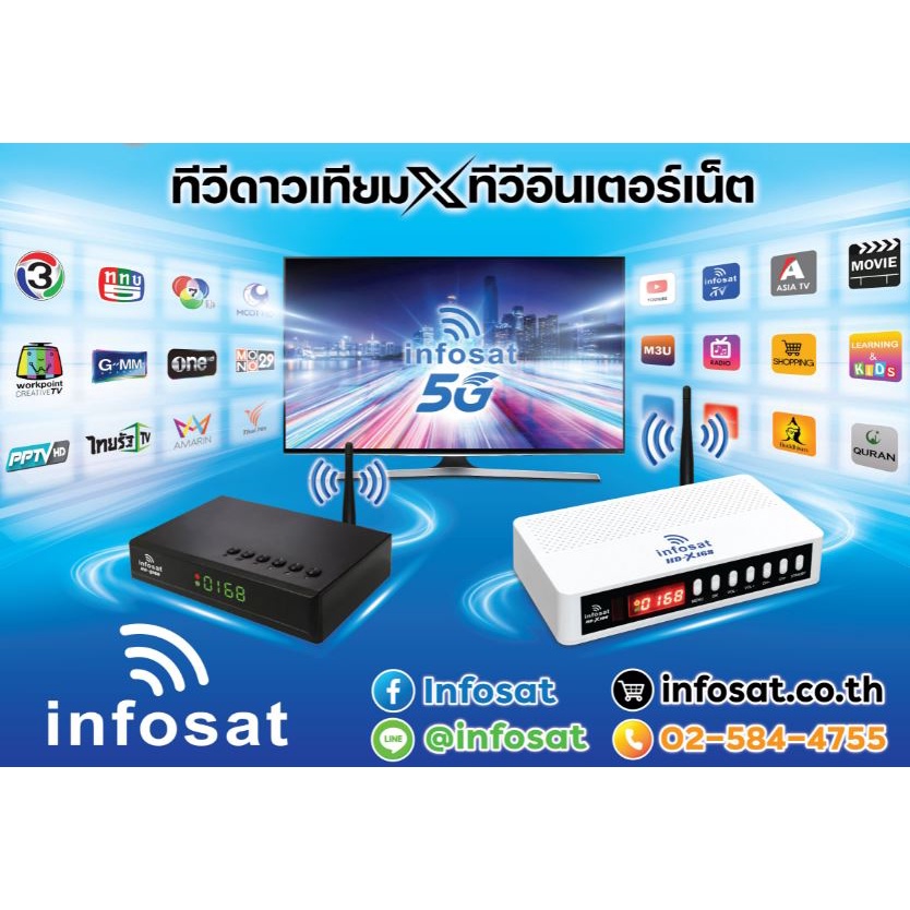 กล่องรับสัญญาณ-infosat