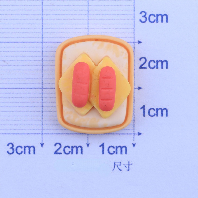 ภาพสินค้าโดนัท ขนมปังปิ้ง เรซิน ด้านหลังแบน สําหรับตกแต่งสมุดภาพ ถ้วยน้ํา โทรศัพท์ Diy 5 ชิ้น/แพ็ค จากร้าน al2.th บน Shopee ภาพที่ 5