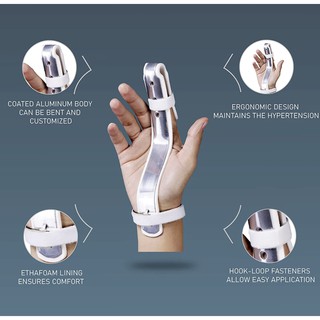 Tynor Finger Extension Splint รุ่น F-03 พยุงนิ้วมือชี้ มีแกน ไทนอร์ ด้ามนิ้วมือแบบยาว