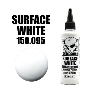Skull Color 095 Surface White สีรองพื้น Surface Primer ผสมสำเร็จสำหรับแอร์บรัช ขนาด 120ml.