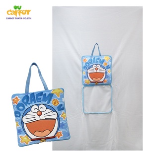 Carrottaniya หมอนผ้าห่มพิมพ์ลายโดราเอมอน  Doraemon ผ้าห่มเนื้อหนานุ่ม ผืนใหญ่ (สินค้าลิขสิทธิ์แท้ จากโรงงานผู้ผลิ