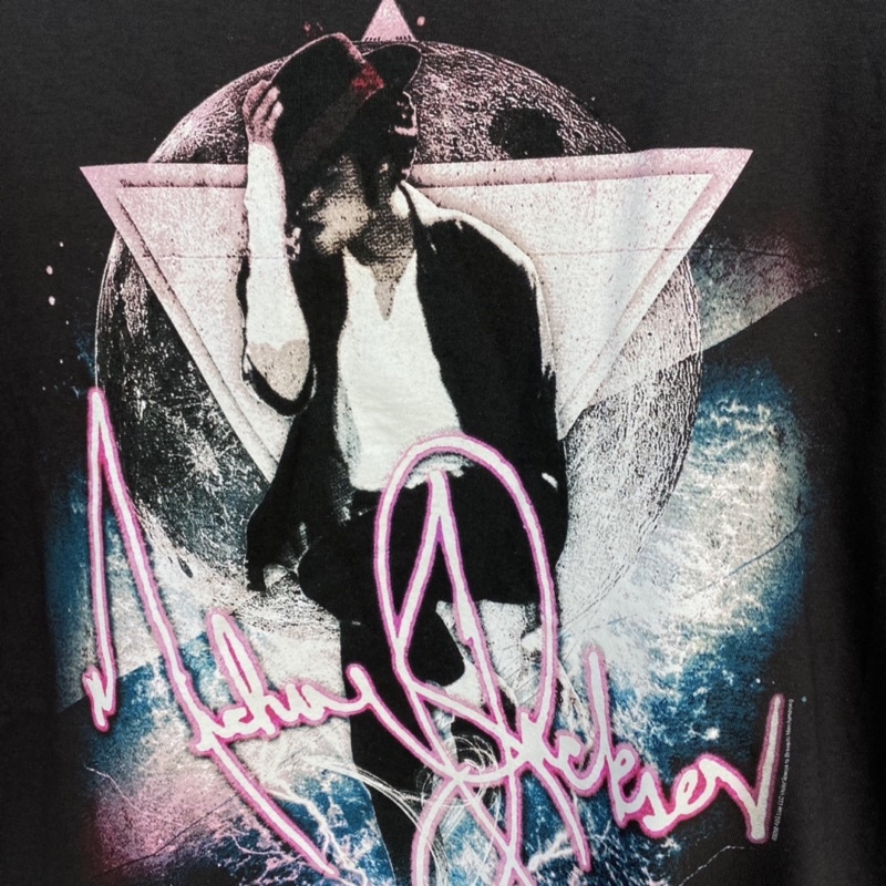 เสื้อยืดผ้าฝ้ายพิมพ์ลายขายดีเสื้อวง-michael-jackson-ลิขสิทธิ์แท้-100-นำเข้าจาก-usa