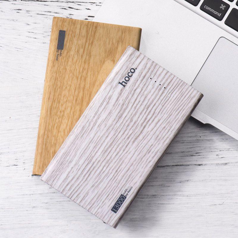 hoco-power-bank-13000mah-รุ่น-pwb-b12b-13000-wood-grain