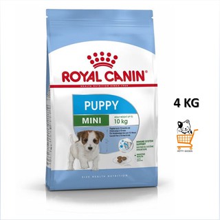Royal canin Mini Puppy 4 KG อาหารลูกสุนัข ขนาดเล็ก อายุ 2-10 เดือน