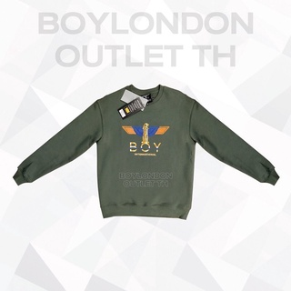 Boy London Sweater รหัส B93MT2011U / สี KHAKI ไม่มีฮู๊ด