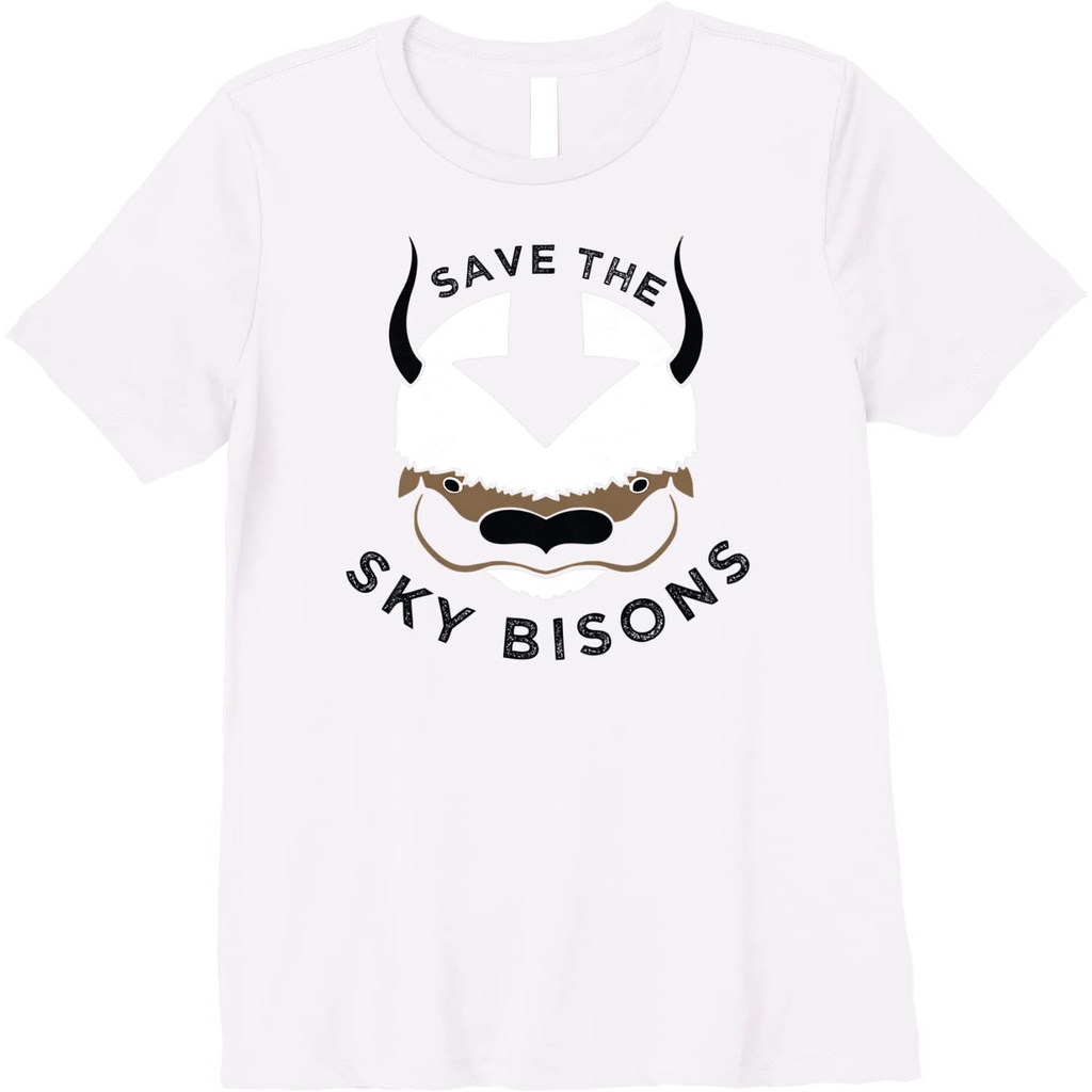 เสื้อยืด-ผ้าฝ้าย-พิมพ์ลาย-save-the-sky-bisons-with-sky-bison-head-พรีเมี่ยม-สําหรับผู้ชาย