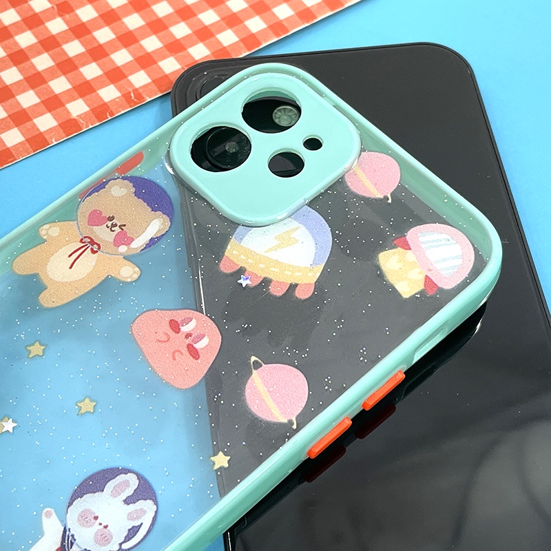 เคส-i7-i8-i12-พร้อมส่งจากไทย-เคสใสกากเพชร-เคสกริตเตอร์-เคสขอบสี-เคสแฟชั่น-เคสสวย-เคสมือถือ-เคสหวาน-เคสน่ารัก