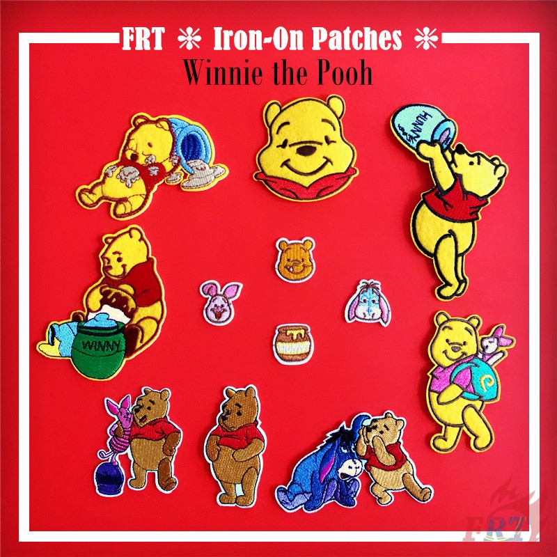 ☸ Winnie the Pooh - Disney Patch ☸ 1Pc Cartoon Diy Sew On Iron On ...