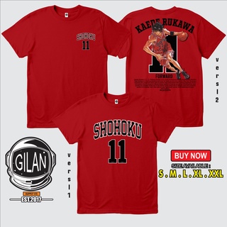 เสื้อยืด ลายการ์ตูนอนิเมะ Sakazuki SLAM DUNK KAEDE RUKAWA