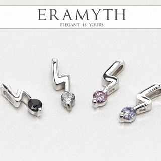 Eramyth Jewelry จี้พลอยสายมู เงินแท้ 92.5% จี้สายฟ้า งานเล็กๆ น่ารักๆ ฝังเพชรสวิสCZ  PCE-0788-R