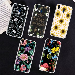 เคสโทรศัพท์มือถือ แบบใส ลายดอกไม้ สําหรับ Huawei Nova 4E Y5P 5T P30 2I 3I P20 Y8S Lite Pro