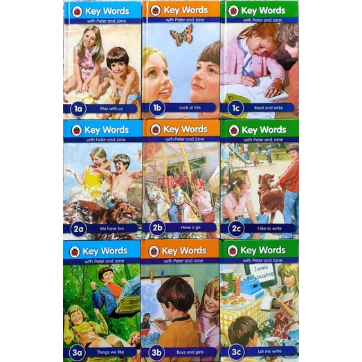 หนังสือเด็กภาษาอังกฤษมือสอง Used Key Words with Peter and Jane 1a 1b 1c ...