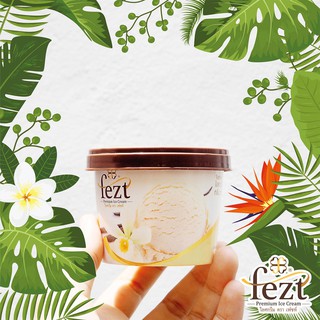 เฟซท์ ไอศรีมพรี่เมี่ยม (Fezt Ice cream Premium)   ขนาด 75 g. รสวนิลา (Vanilla) จำนวน 12 ถ้วย