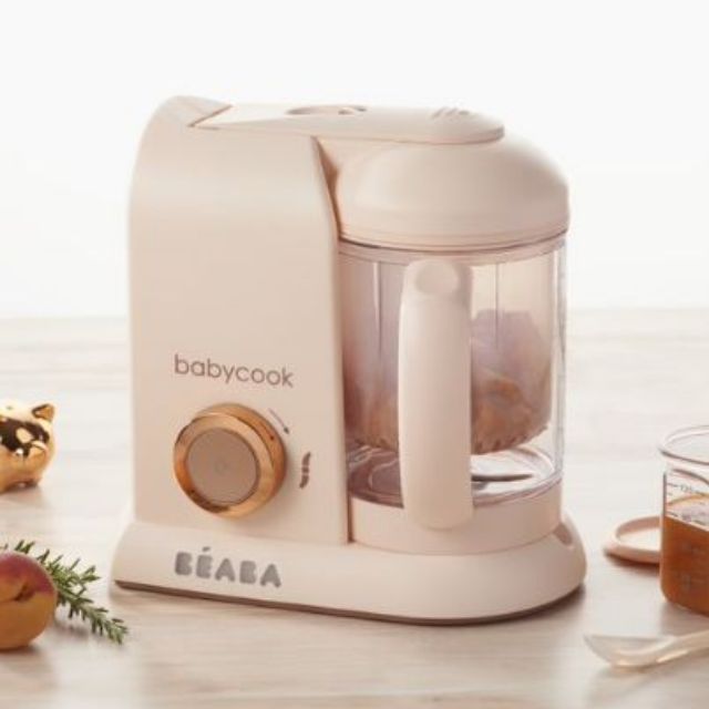 เครื่องนึ่งปั่นอาหารเด็ก-beaba-babycook-solo-4-in-1-สี-rose-gold